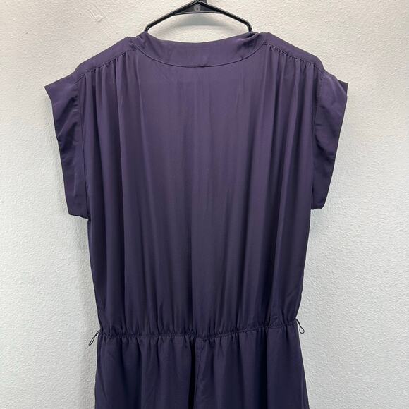 Aritzia Babaton Silk Jumpsuit Silk Large Suplice Neckline - Picture 4 of 14